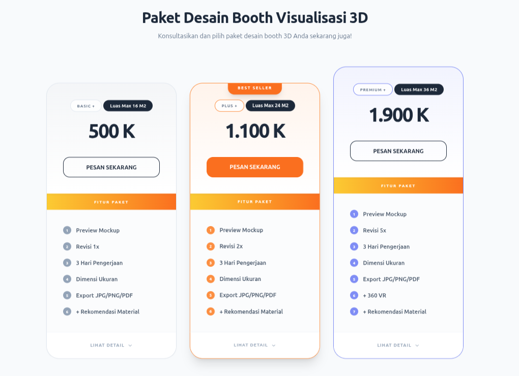 Paket Booth 3D
